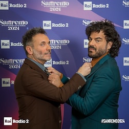 Intervista a Renga e Nek - Radio2 a Sanremo 07/02/2024 - RaiPlay Sound